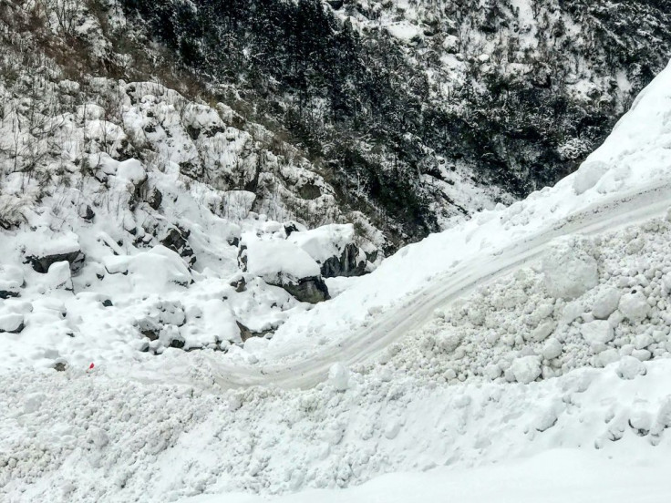 The valley in the Annapurna mountain region where the avalanche struck