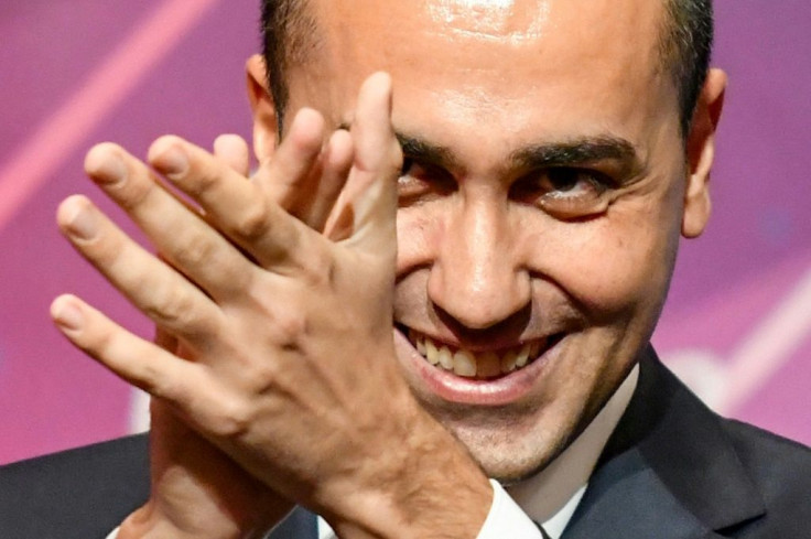 Luigi Di Maio  on Wednesday after h announced he was stepping down as head of the anti-establishment Five Star Movement