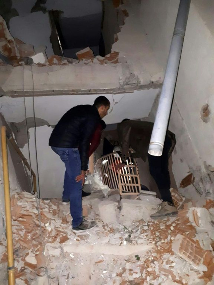 The quake in eastern Turkey caused several buildings to collapse