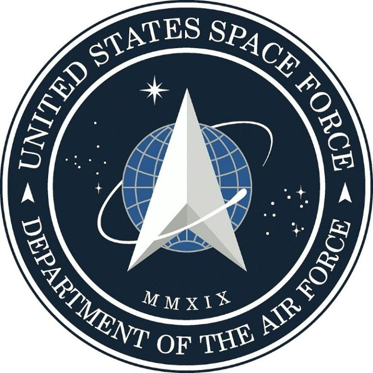 Image courtesy US Air Force shows the new logo for the United States Space Force, founded 20 December 2019, which was revealed by US President Donald Trump on January 24, 2020