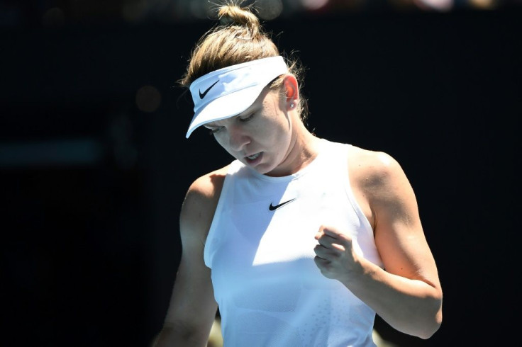 Romania's Simona Halep is safely into the last 16