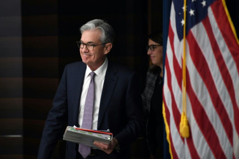 Fed Chairman Jerome Powell addresses the news media on December 11, 2019