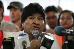 Bolivian ex-president Evo Morales, pictured in Argentina on January 19, 2020, said he hopes for a clean presidential race
