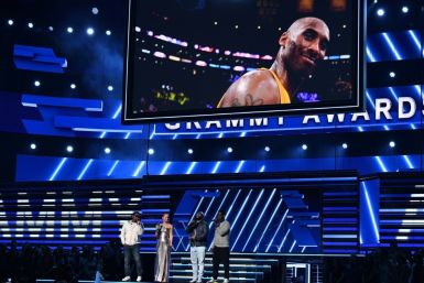 Host US singer-songwriter Alicia Keys and Boyz II Men sing in memory of late NBA legend Kobe Bryant at the start of the Grammys