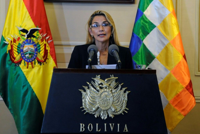 Bolivia's interim president Jeanine Anez (pictured November 2019) originally said she had no intention of running for president but has since changed her mind