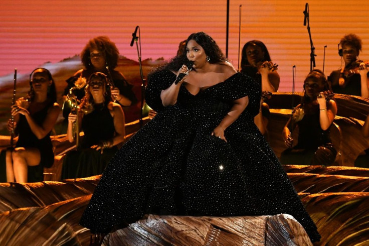 Lizzo's onstage look was designed by Christian Siriano
