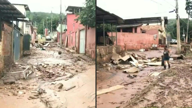 IMAGES Rains cause heavy damages in the streets of Sabara, in the outskirt of Brazilâs Belo Horizonte, as the floods kill 44.