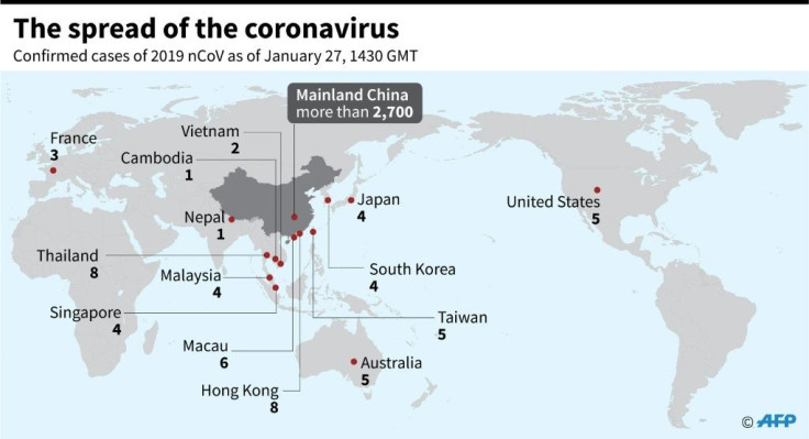 The spread of the coronavirus