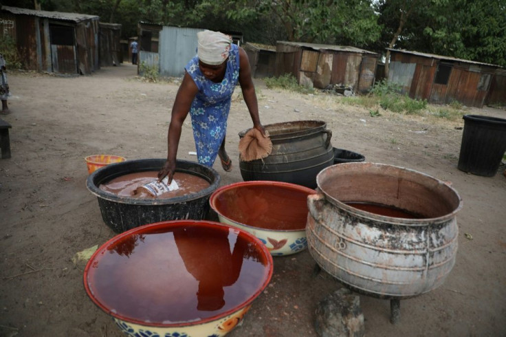 Making burukutu is a time-consuming business -- it takes three days to steep, ferment, filter, boil and refilter the brew