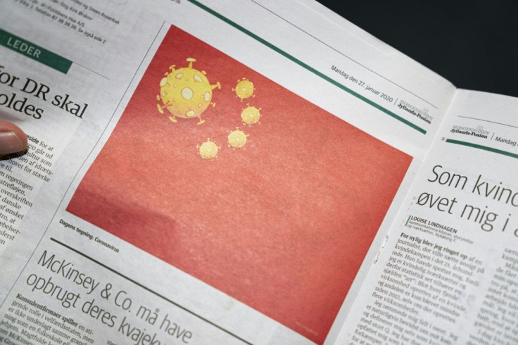 The Chinese embassy said the cartoon crossed the 'ethical boundary of free speech'