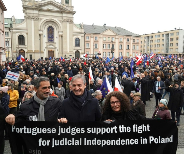 Earlier this month, hundreds of Polish judges were joined by colleagues from several European countries in a march in Warsaw to protest the changes