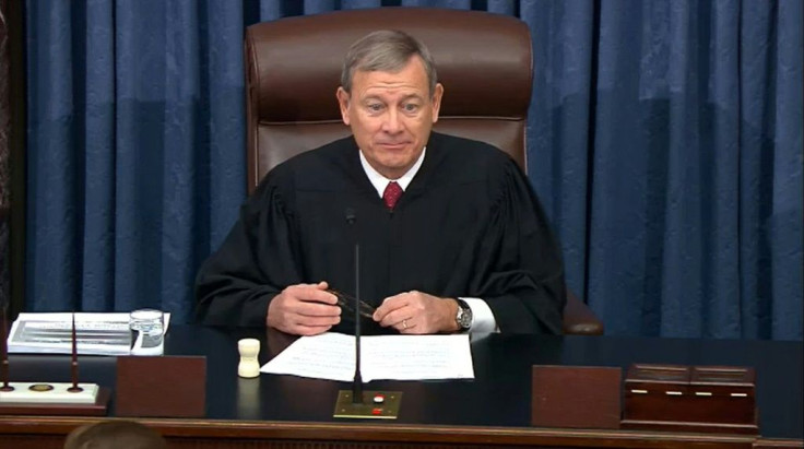 US Supreme Court Chief Justice John Roberts is presiding over the Senate impeachment trial of President Donald Trump