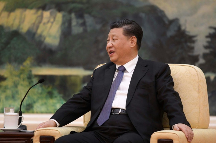 Chinese President Xi Jinping speaks during a meeting with World Health Organization chief Tedros Adhanom Ghebreyesus (not pictured) at the Great Hall of the People in Beijing -- he called the epidemic a "demon"
