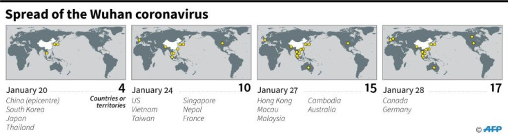 Countries or territories with confirmed cases of the novel coronavirus