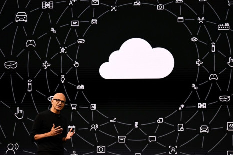 Microsoft CEO Satya Nadella says the tech giant's latest results come from a variety of consumer and business services including cloud computing