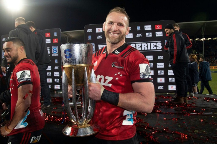 Canterbury Crusaders' Kieran Read holds the Super Rugby trophy after winning the 2019 final against Jaguares. But after 25 years the viability of the competition in its current unwieldy format straddling 16 time zones is again being questioned