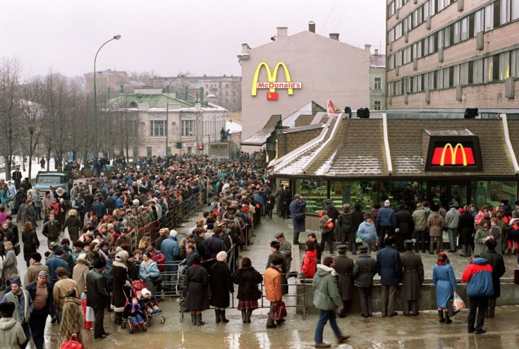 A plan to sell Big Macs in Moscow at January 1990 prices was scrapped owing to concern that it could help spread the coronavirus