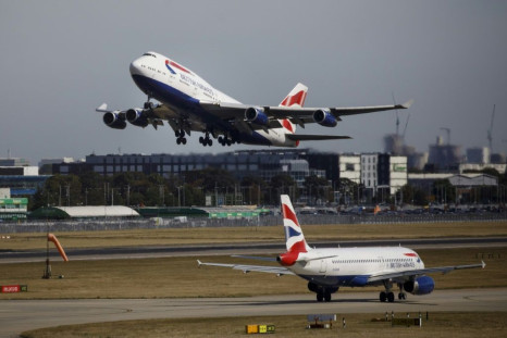 A British Airways is among a number of airlines halting or reducing flights to China