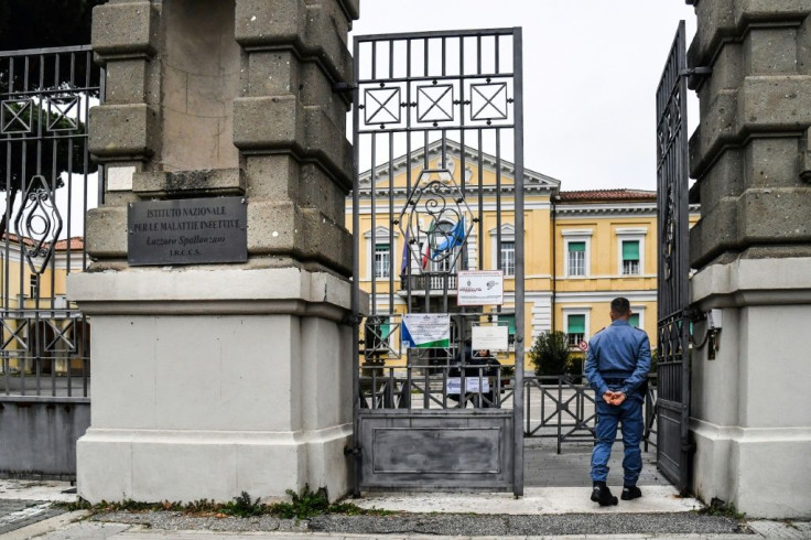 The two Chinese tourists are being held in isolation in the Lazzaro Spallanzani National Institute for Infectious Diseases in Rome after they tested positive for the coronavirus