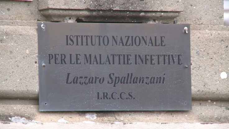Images of Rome's National Institute for infectious diseases Lazzaro Spallanzani hospital where the two Chinese are being treated