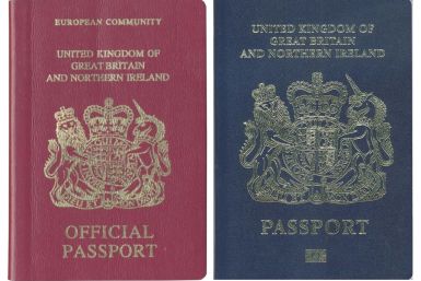 Britain will return to a blue and gold passport design after the country leaves the European Union
