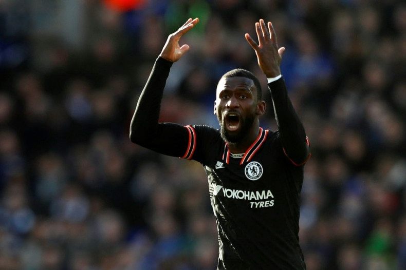 Antonio Rudiger scored twice to secure Chelsea a 2-2 draw at Leicester