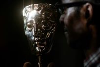The bronze Bafta trophy is based on the tragicomic mask of ancient Greek theatre -- around 280 are hand-made each year