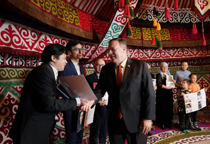 Pompeo meets with Kazakhs who say their family members are detained in Xinjiang