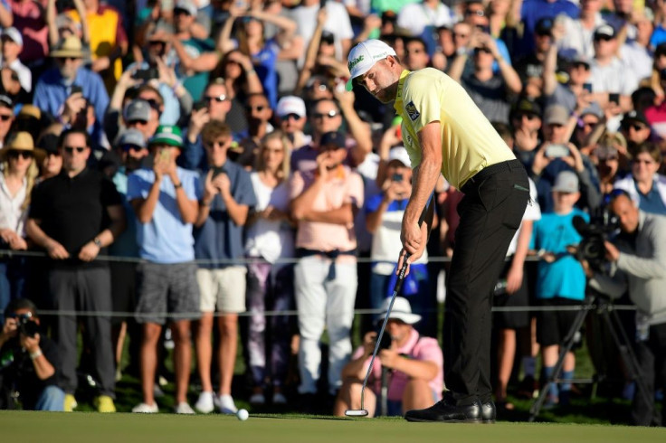 American Webb Simpson birdies the first playoff hole to win the US PGA Tour Phoenix Open over Tony Finau