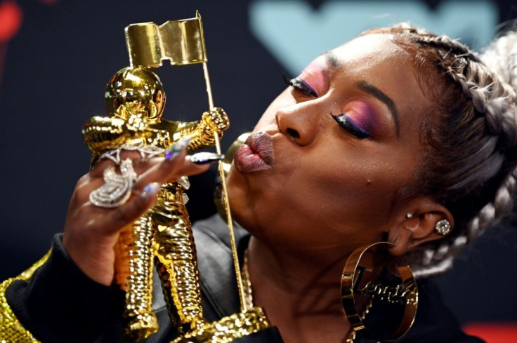 Women were prominent players in rap's formative years, including Missy Elliott, shown here as she won the Video Vanguard award at MTV's Video Music Awards