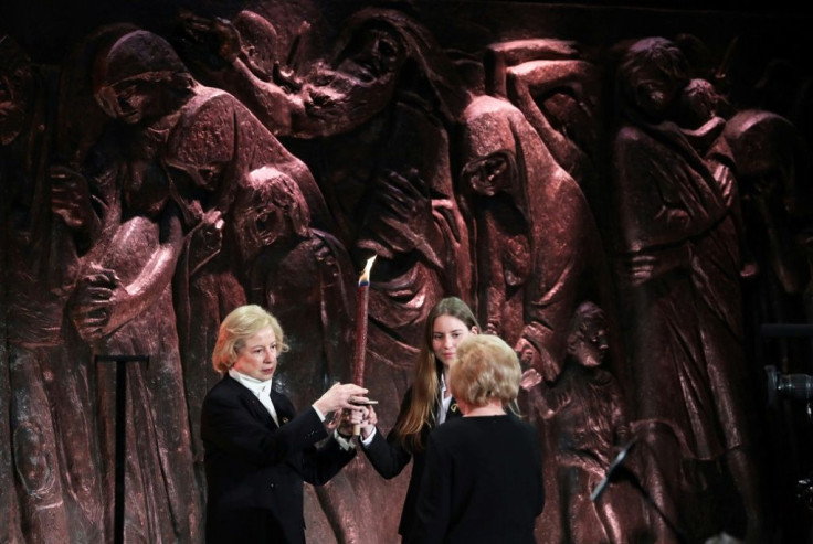 Dozens of heads of state and government attended the ceremony in Jerusalem along with about 100 Holocaust survivors