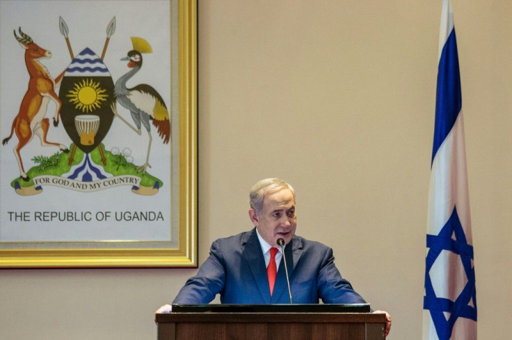 Israeli Prime Minister Benjamin Netanyahu says he met the leader of Sudan during his visit to Entebbe in Uganda