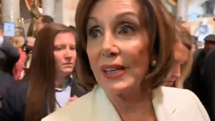 Top Democrat Pelosi says ripping up Trump's speech was 'courteous'