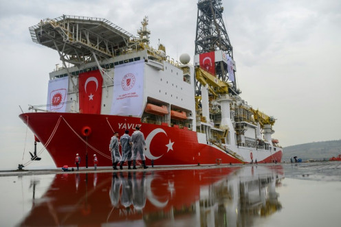 The European Union regards Turkey's test drilling for oil and gas in waters off Cyprus as illegal