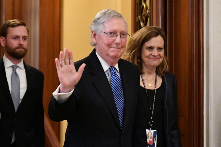 US Senate Majority Leader Mitch McConnell said he was confident impeachment would ultimately benefit Republicans