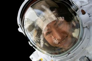 NASA astronaut Christina Koch returned to Earth after 328 days living and working aboard the International Space Station