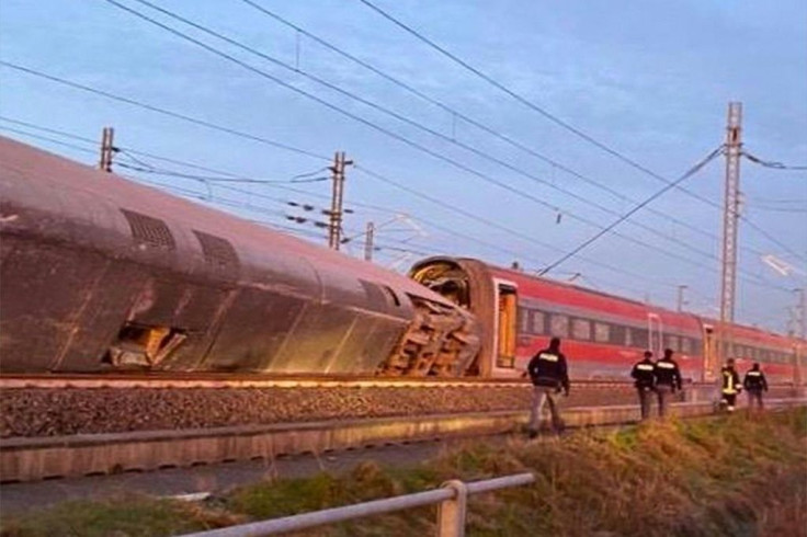 The Milan-Salerno train was en route to Bologna when it came off the tracks