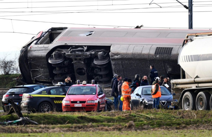 Two rail workers were killed in the accident