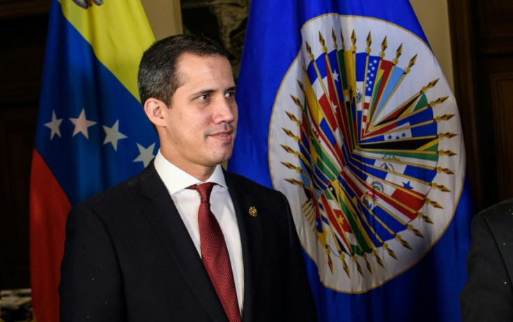 Venezuela opposition leader Juan Guaido, who is considered interim president by some 60 countries, visits the Organization of American States in Washington on February 6