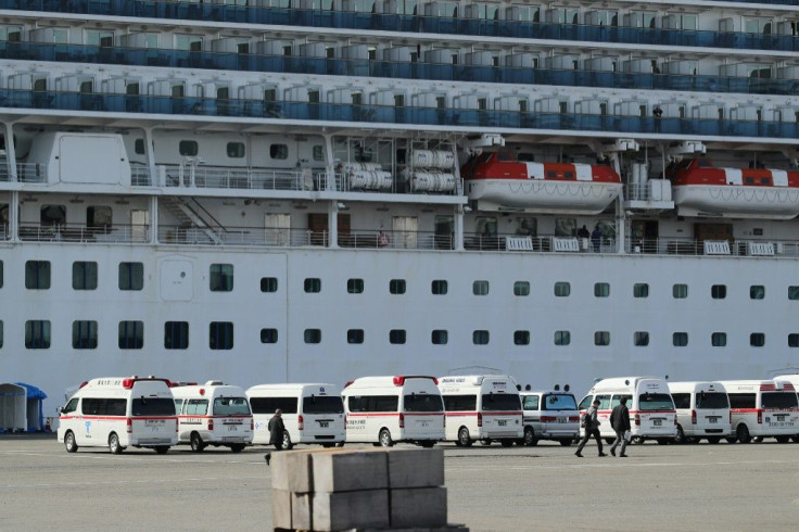 There were more than 3,700 passengers and crew on the ship when it arrived off Japan's coast on Monday evening