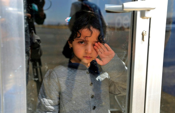 Seven sick Yemeni children were flown to Jordan for treatment in Monday's first evacuation flight