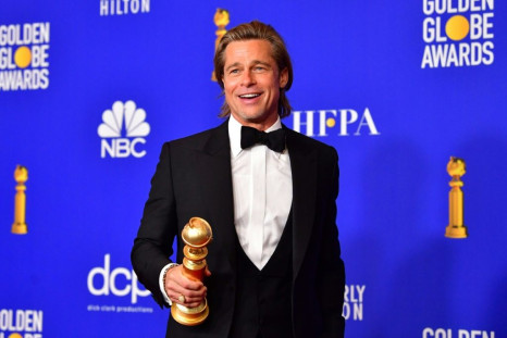 The acting categories appear to be a lock for the Oscars, with Brad Pitt -- seen here with his Golden Globe -- expected to win for best supporting actor for "Once Upon a Time... in Hollywood"