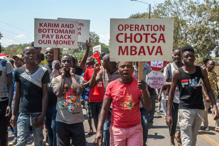 A protest last year against the contested election results, which have been annulled