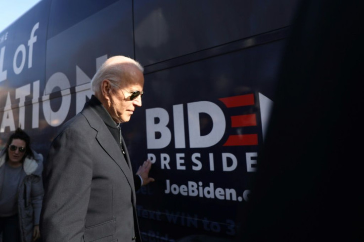 Democratic presidential candidate Joe Biden finished a dismal fourth in Iowa