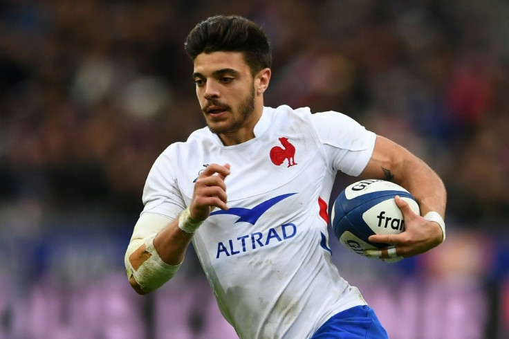 France fly-half Romain Ntamack was one of five les Bleus try scorers in the victory over Italy