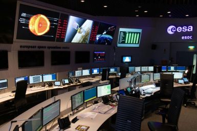This is the main control room of the European Space Operations Center in Darmstadt, Germany, which will control the mission of the Solar Orbiter, an ESA/NASA collaboration