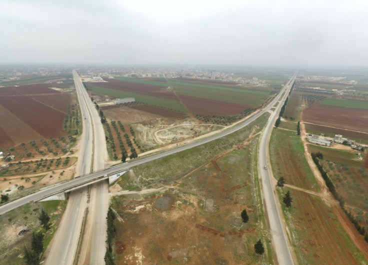 Syria's M5 highway connects  the once economic hub of Aleppo in the north to the capital Damascus then continues south to the Jordanian border