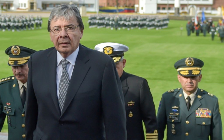 Defense Minister Carlos Holmes Trujillo, pictured in November, has promised an rigorous response to the ELN threat