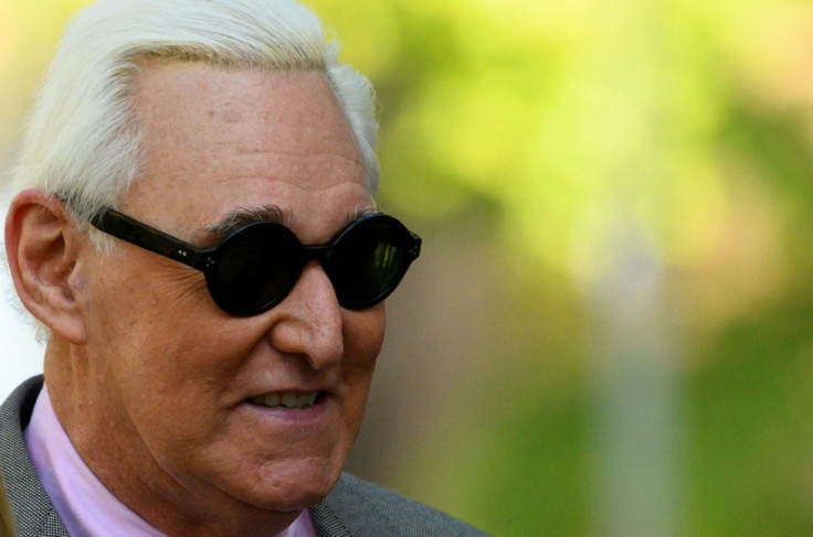 Roger Stone, who has a tattoo of Richard Nixon on his back, argued that the charges against him were politically motivated