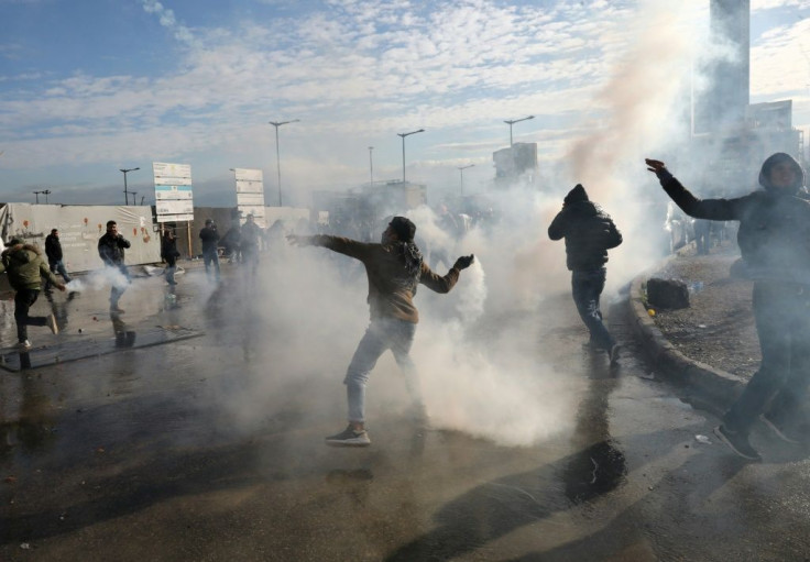 The demonstrators have been protesting since October against the hereditary political elite that has dominated Lebanon since the 1975-90 civil war and is widely blamed for the worsening economic crisis